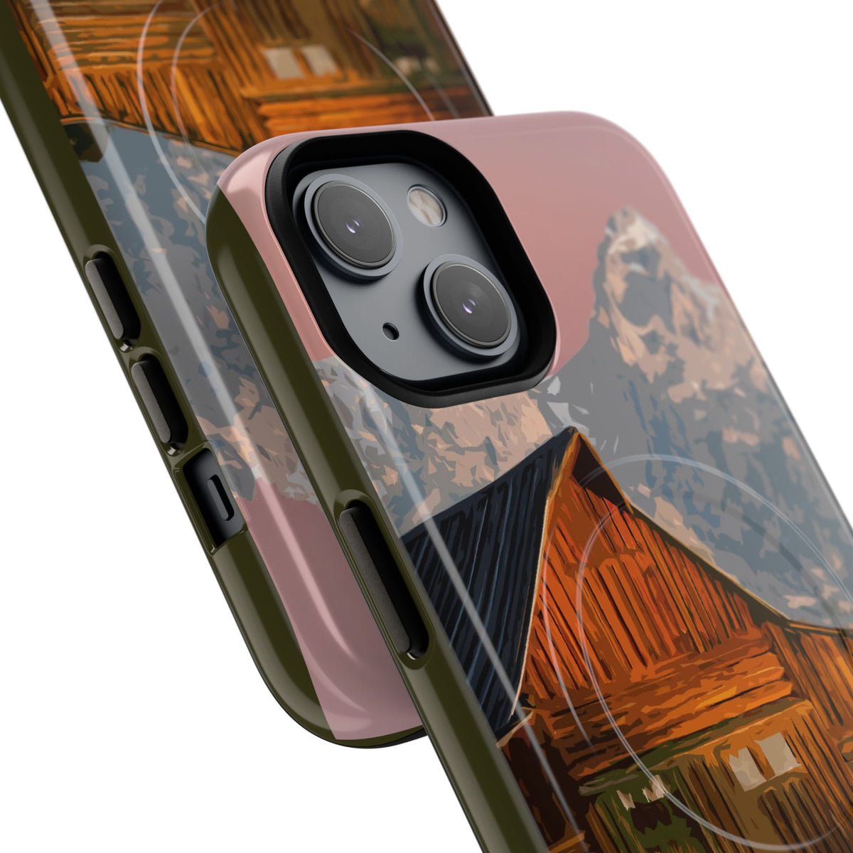 Grand Teton National Park iPhone Case with MagSafe - Moulton Barn