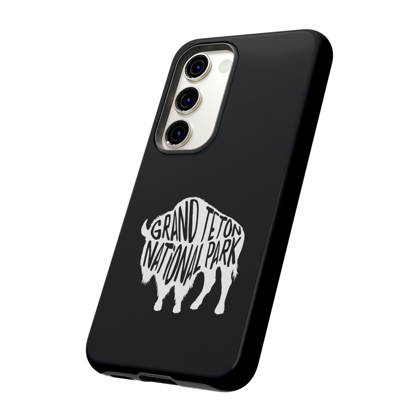Grand Teton National Park Phone Case - Bison Design