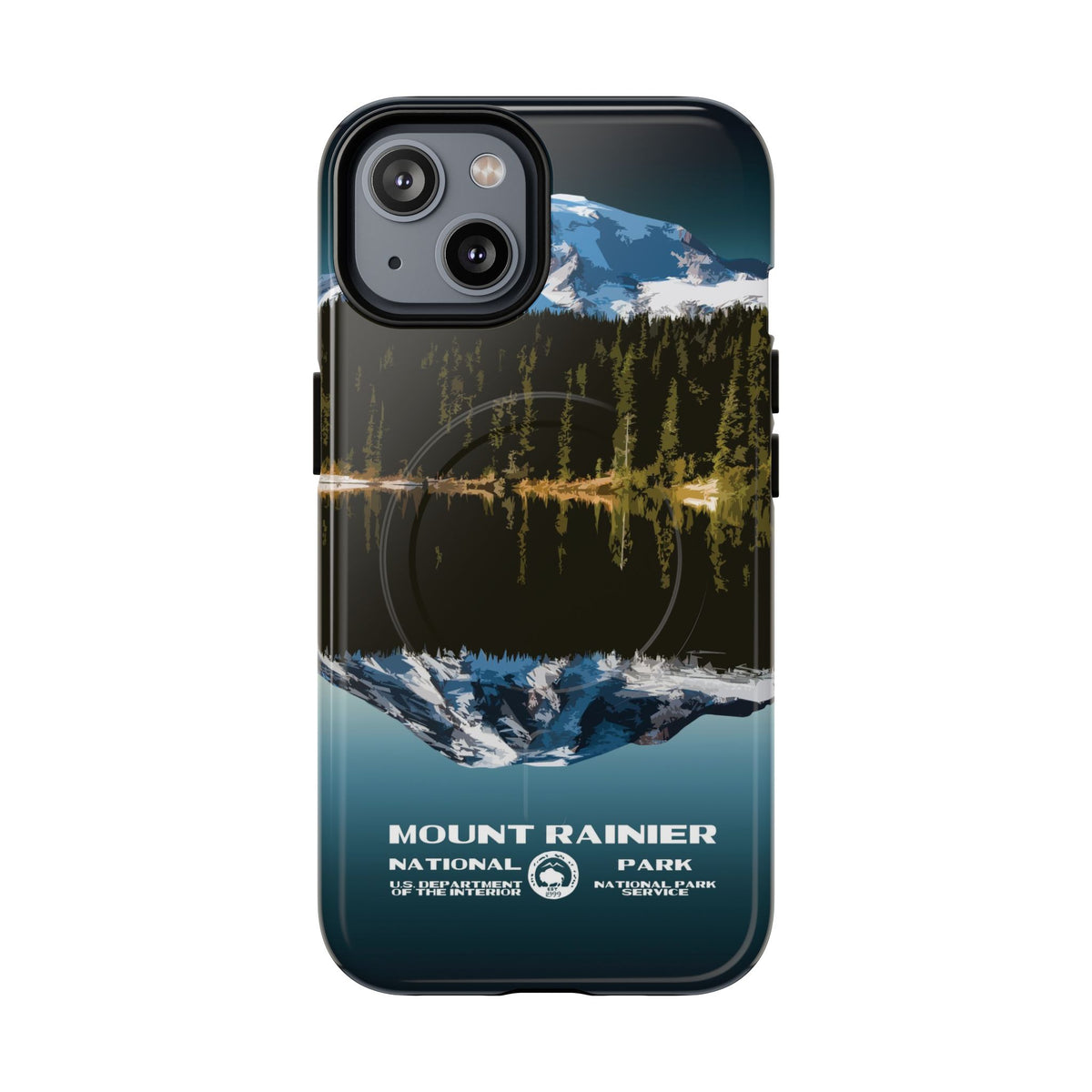 Mount Rainier National Park iPhone Case with MagSafe - WPA Design