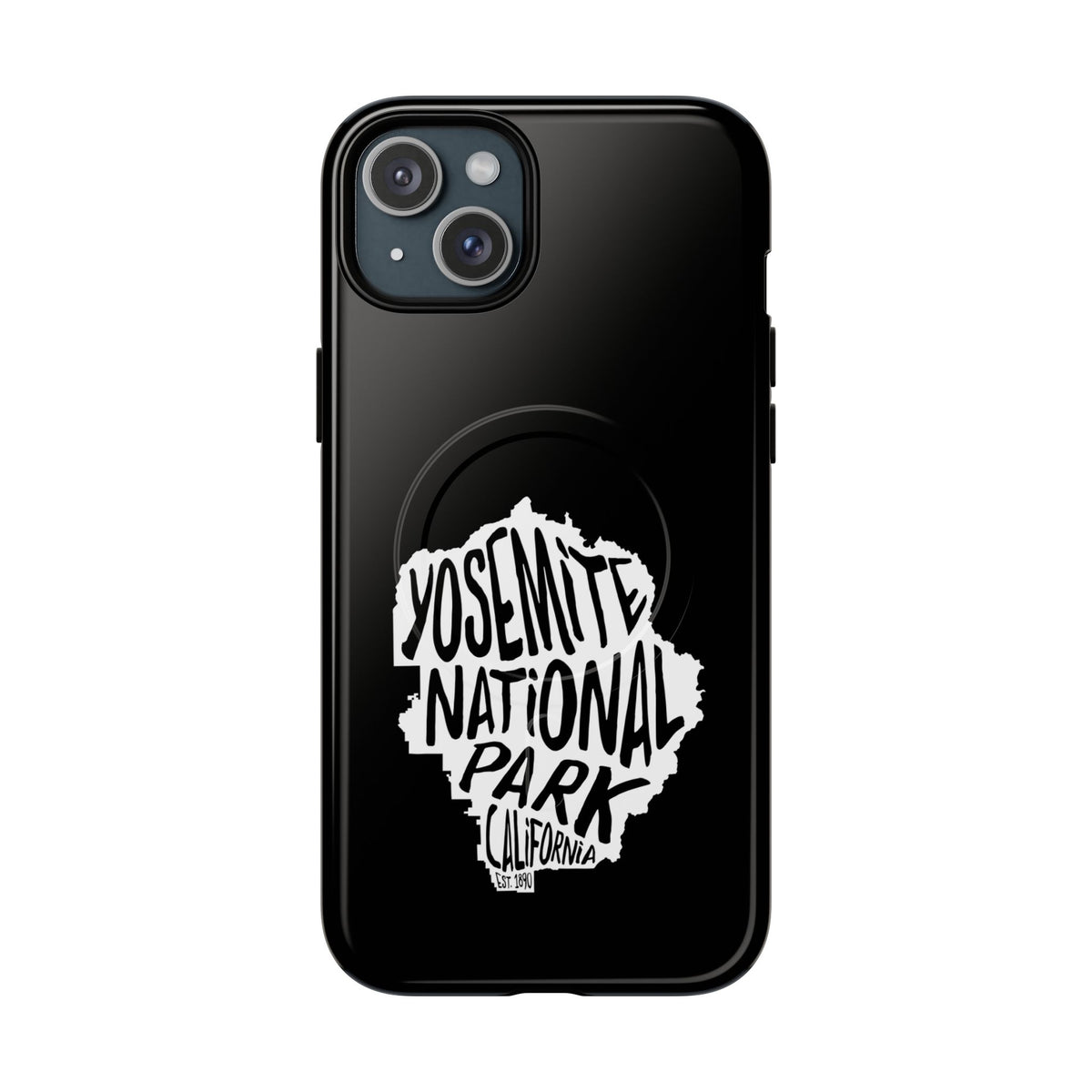 Yosemite National Park iPhone Case with MagSafe - Map Design