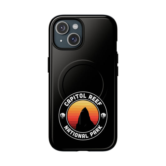 Capitol Reef National Park iPhone Case with MagSafe - Round Emblem Design