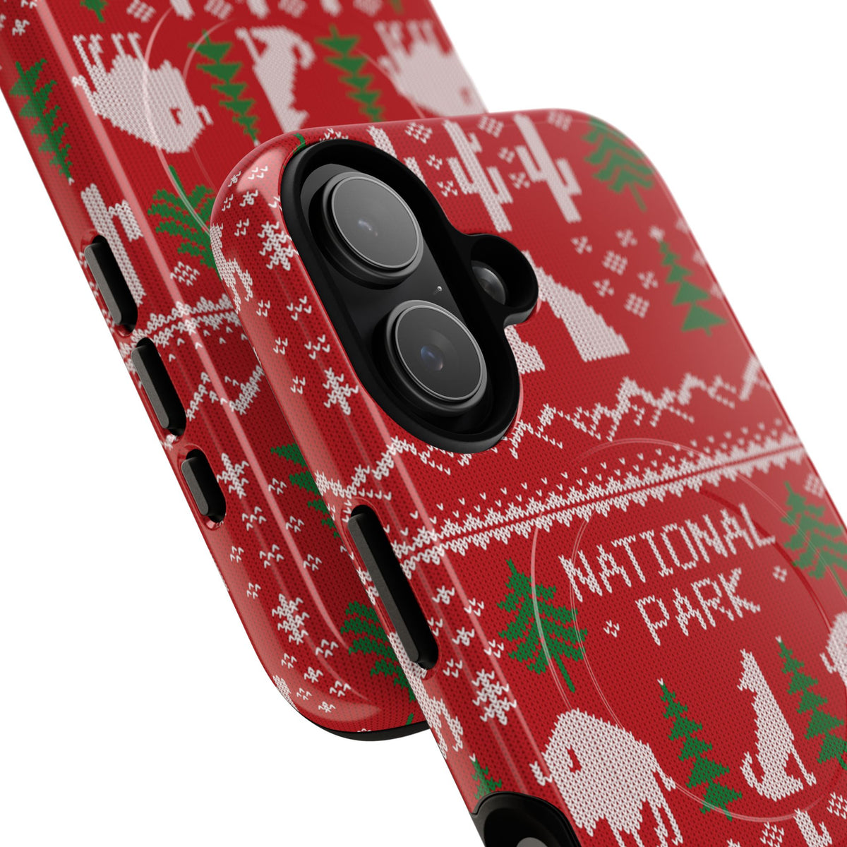 National Park iPhone Case with MagSafe - Fair Isle Pattern