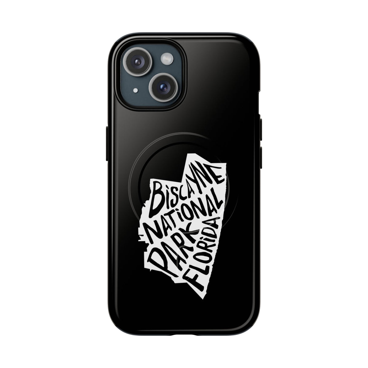 Biscayne National Park iPhone Case with MagSafe - Map Design