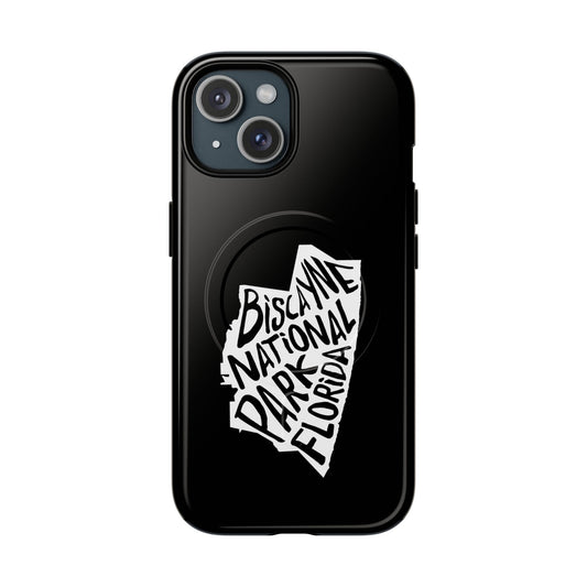 Biscayne National Park iPhone Case with MagSafe - Map Design
