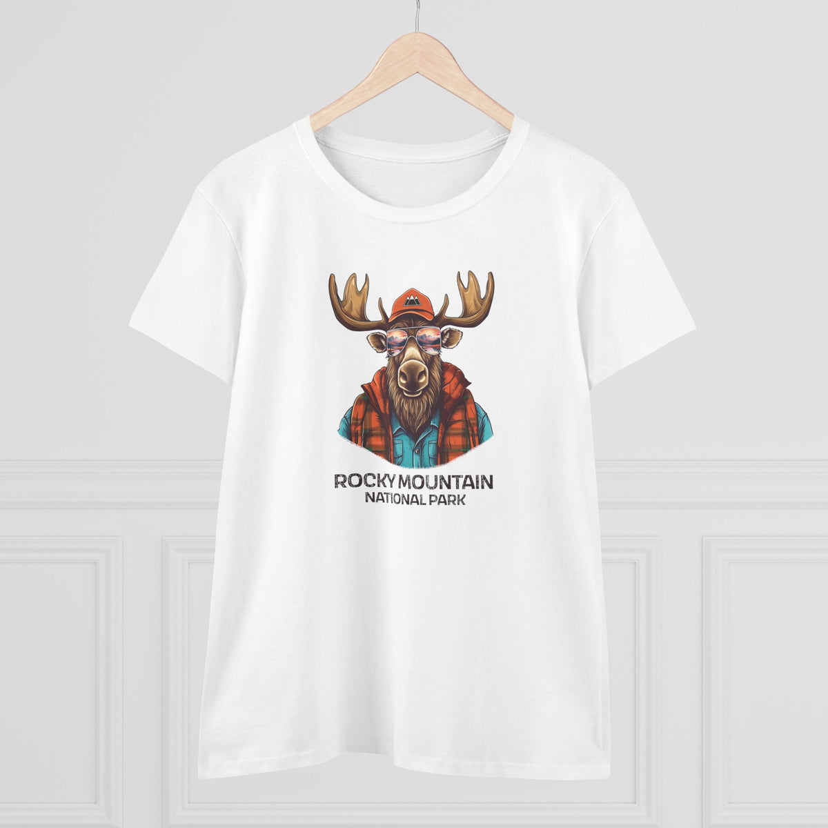 Rocky Mountain National Park Women's T-Shirt - Cool Moose