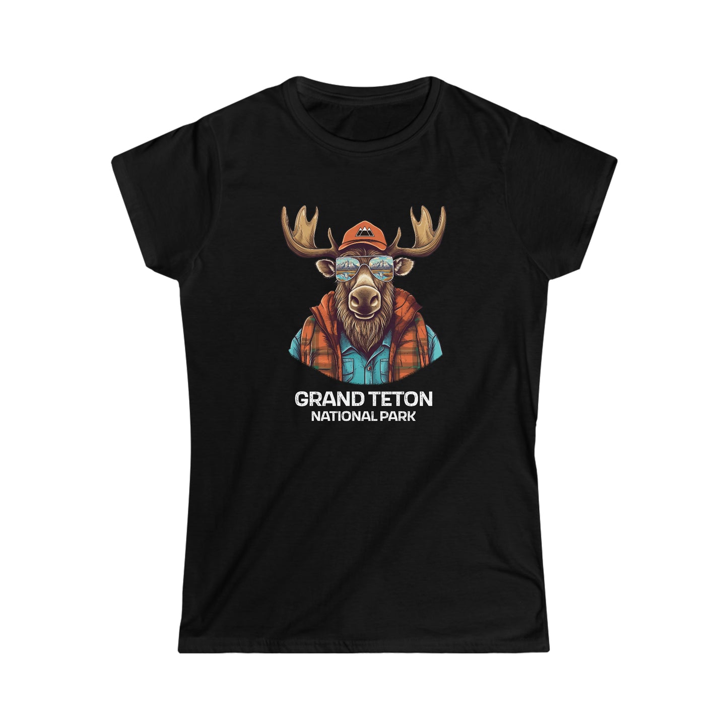 Grand Teton Denali National Park Women's T-Shirt - Cool Moose