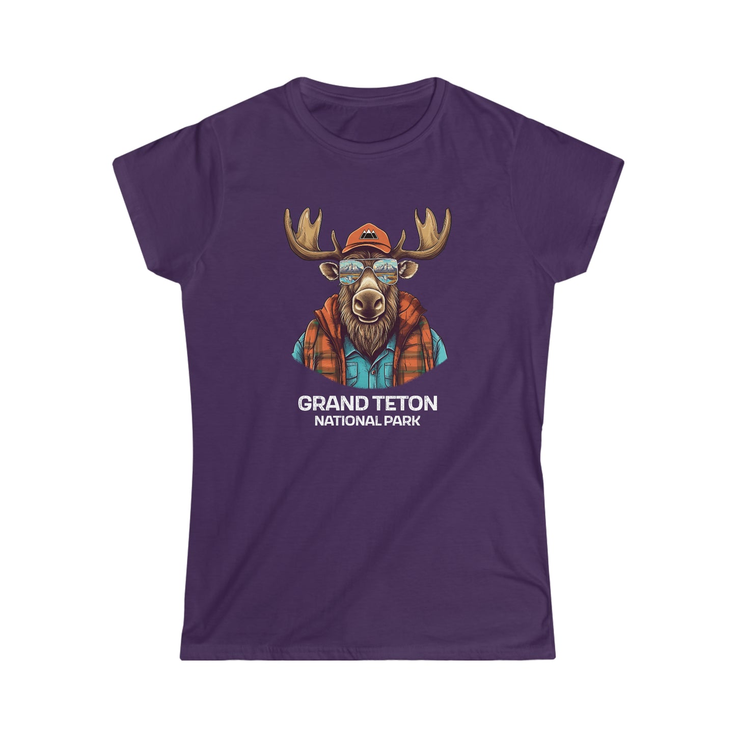 Grand Teton Denali National Park Women's T-Shirt - Cool Moose