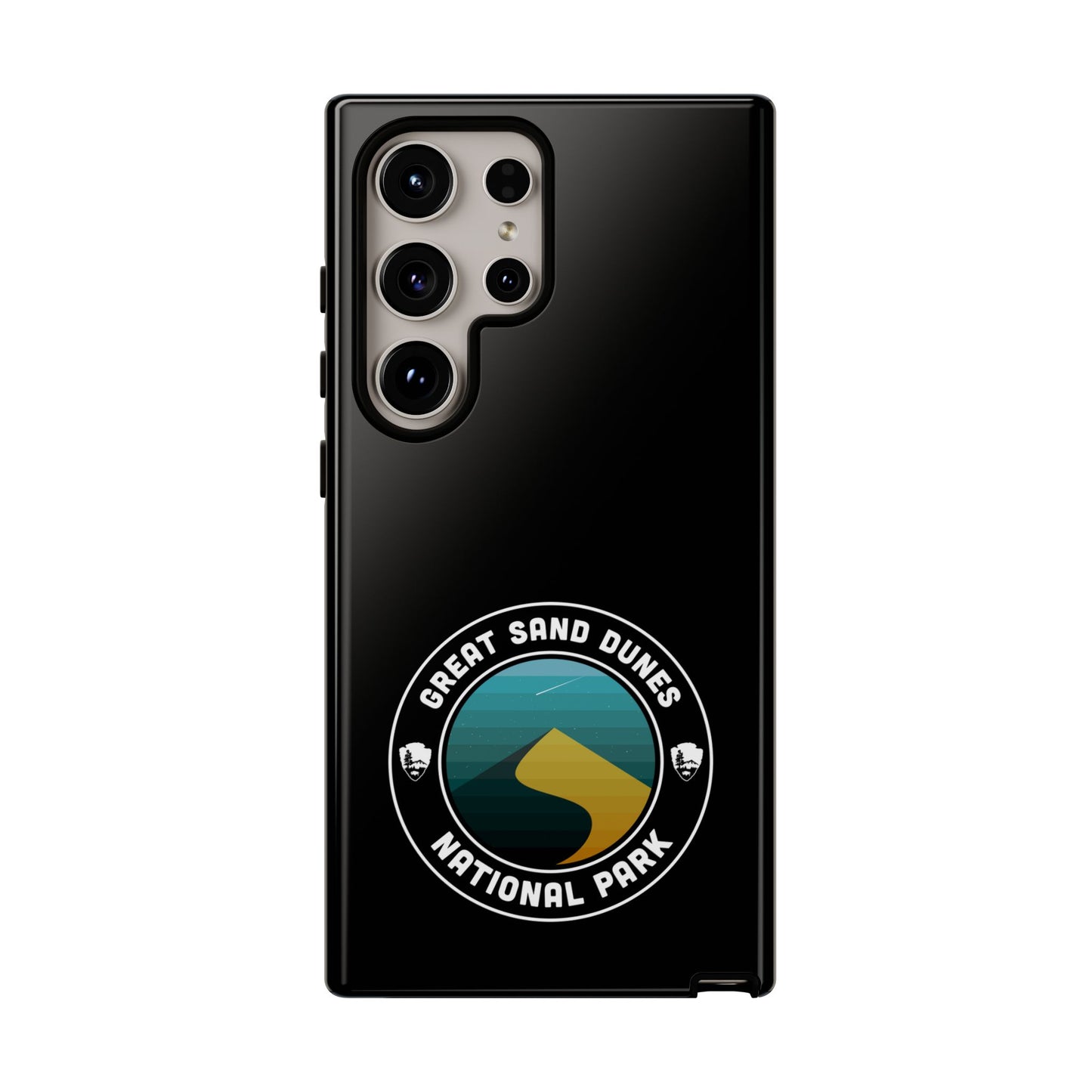 Great Sand Dunes National Park Phone Case - Round Emblem Design