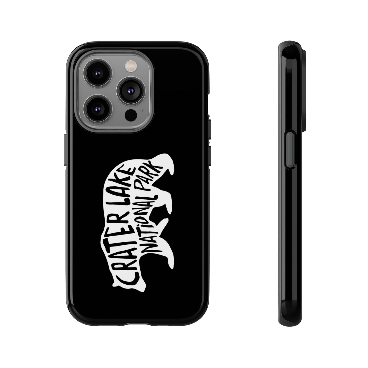 Crater Lake National Park Phone Case - Black Bear Design