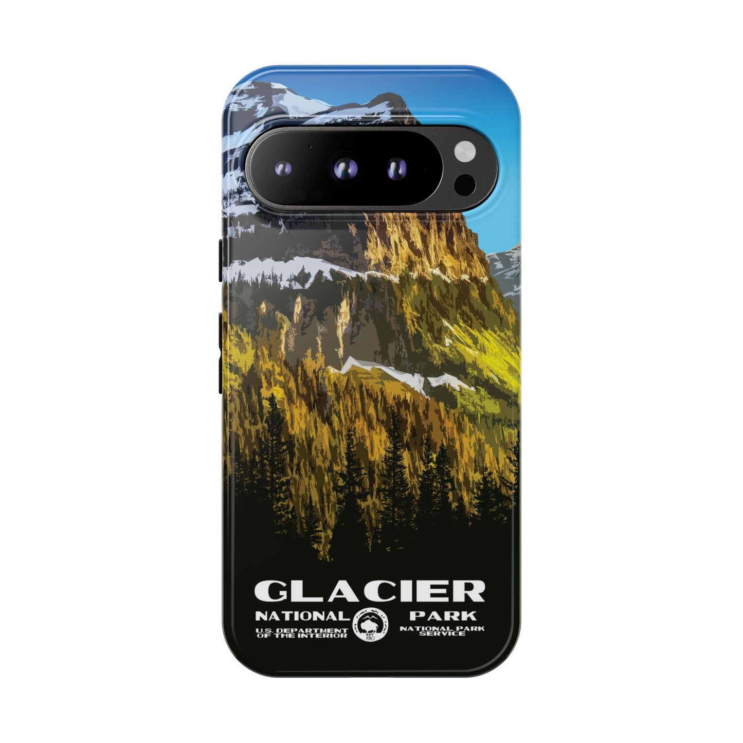 Glacier National Park Phone Case - WPA Style