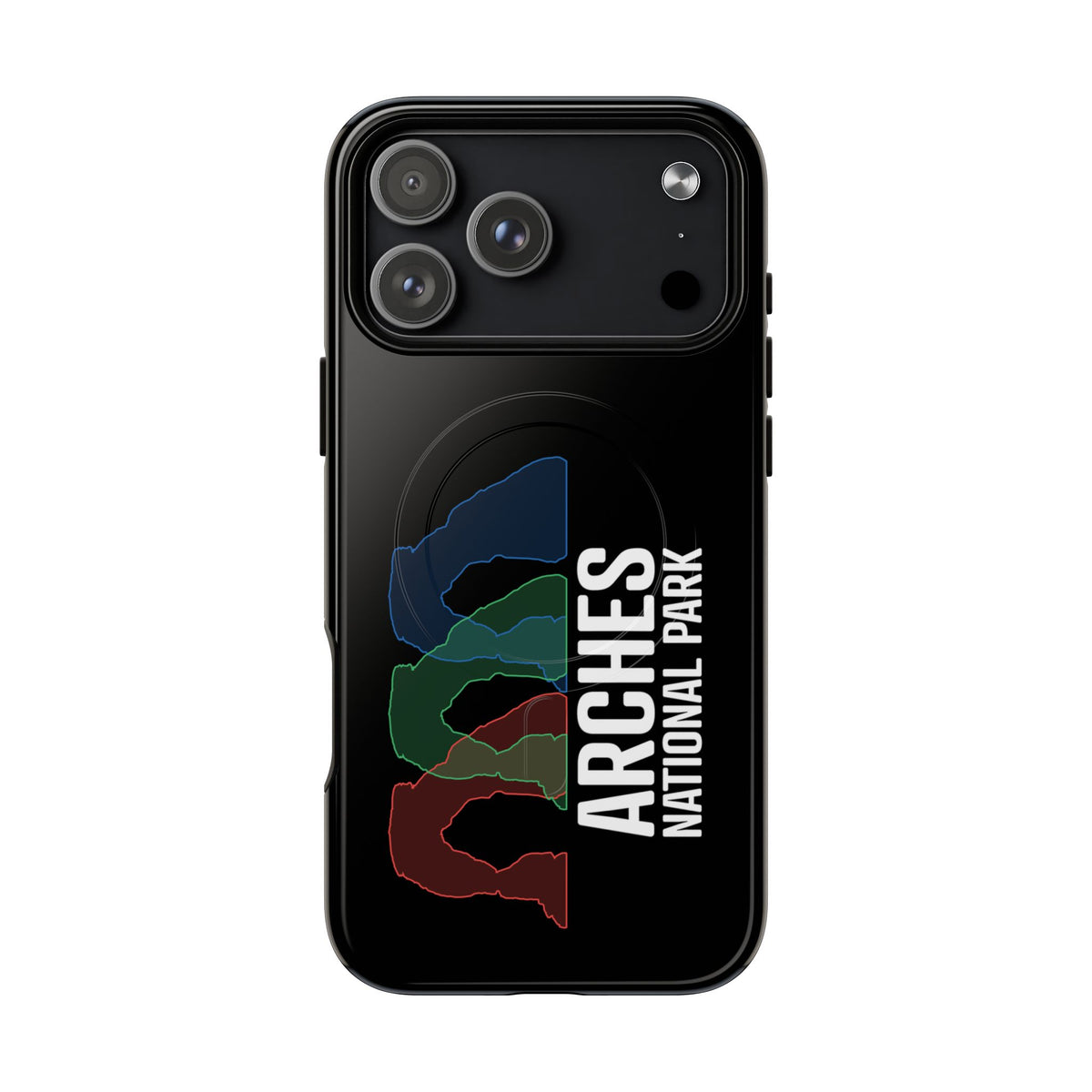 Arches National Park iPhone Case with MagSafe - Delicate Arch Histogram Design