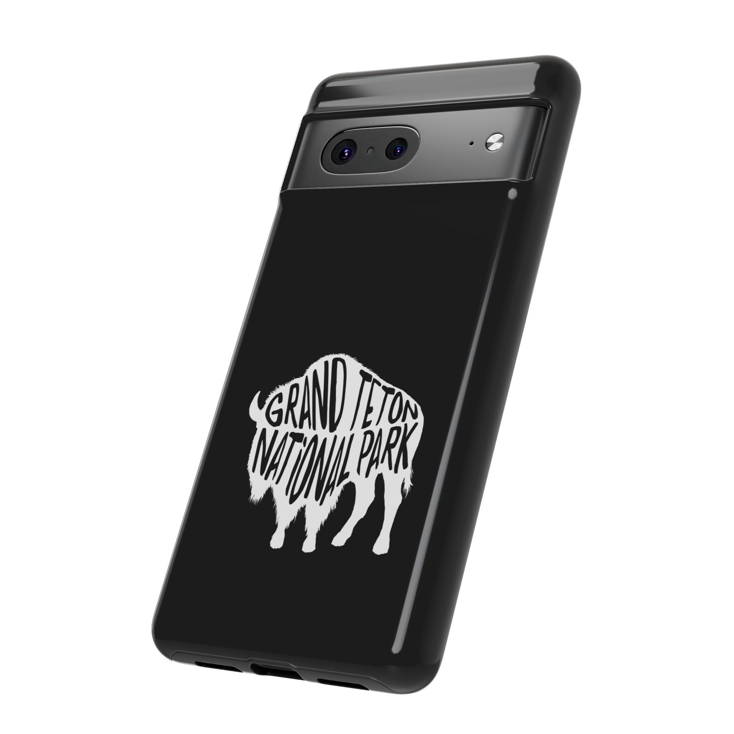 Grand Teton National Park Phone Case - Bison Design