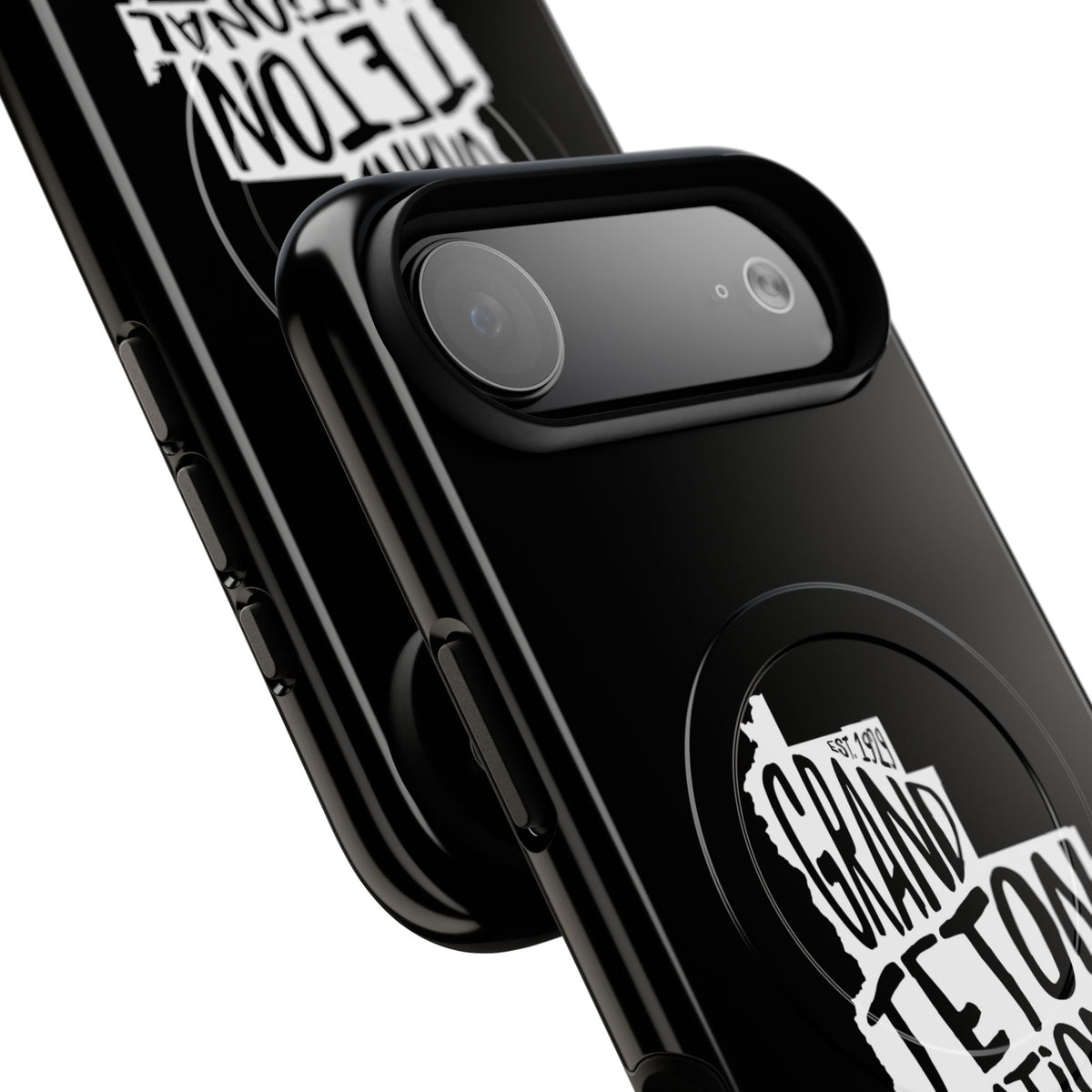 Grand Teton National Park iPhone Case with MagSafe - Map Design