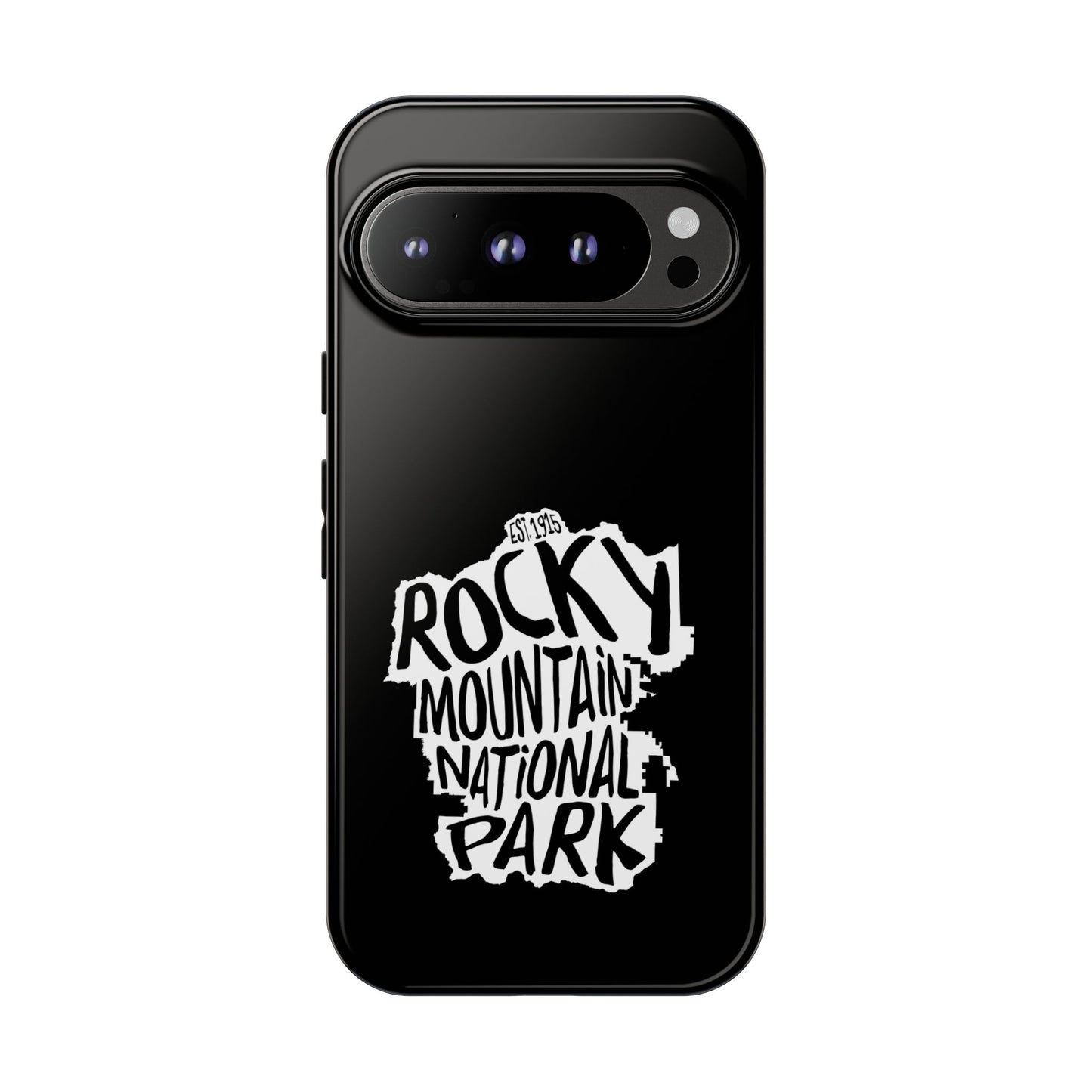 Rocky Mountain National Park Phone Case - Map Design