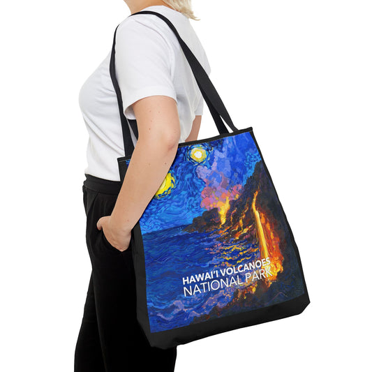 Hawai'i Volcanoes National Park Tote Bag - Starry Night Large