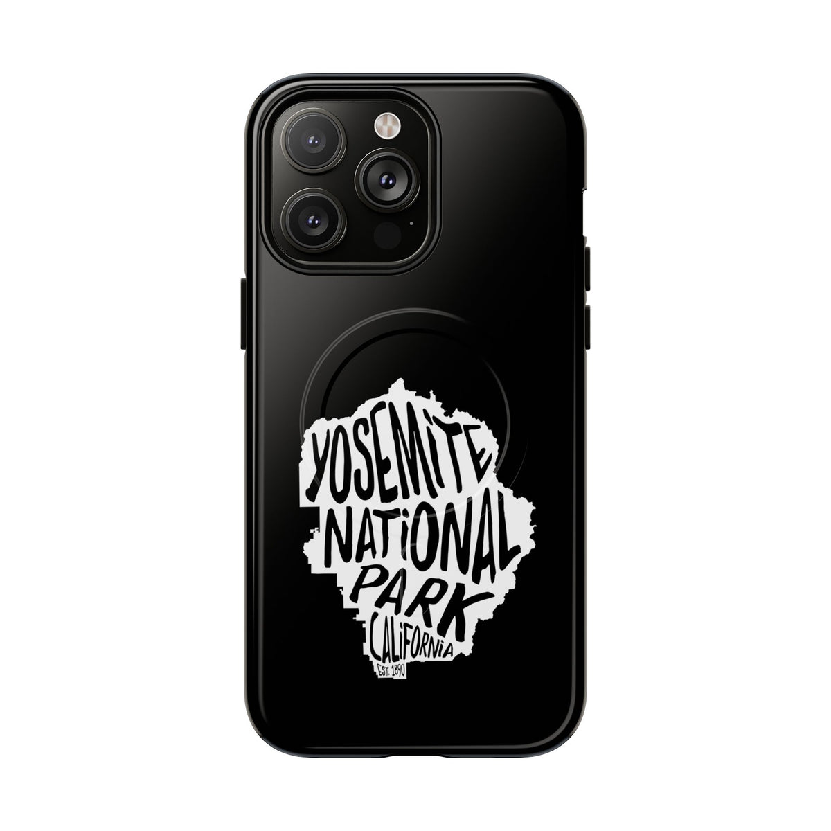Yosemite National Park iPhone Case with MagSafe - Map Design