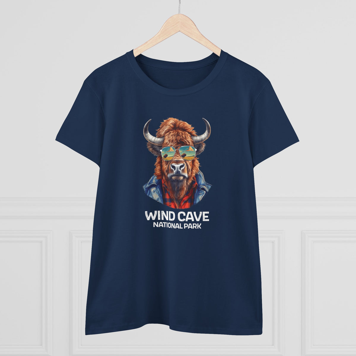 Wind Cave National Park Women's T-Shirt - Cool Bison