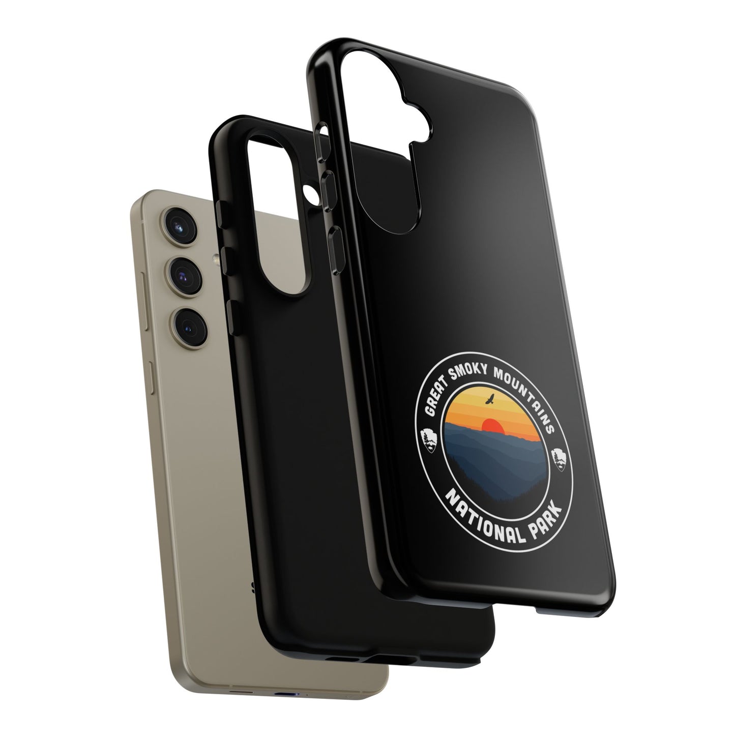 Great Smoky Mountains National Park Phone Case - Round Emblem Design