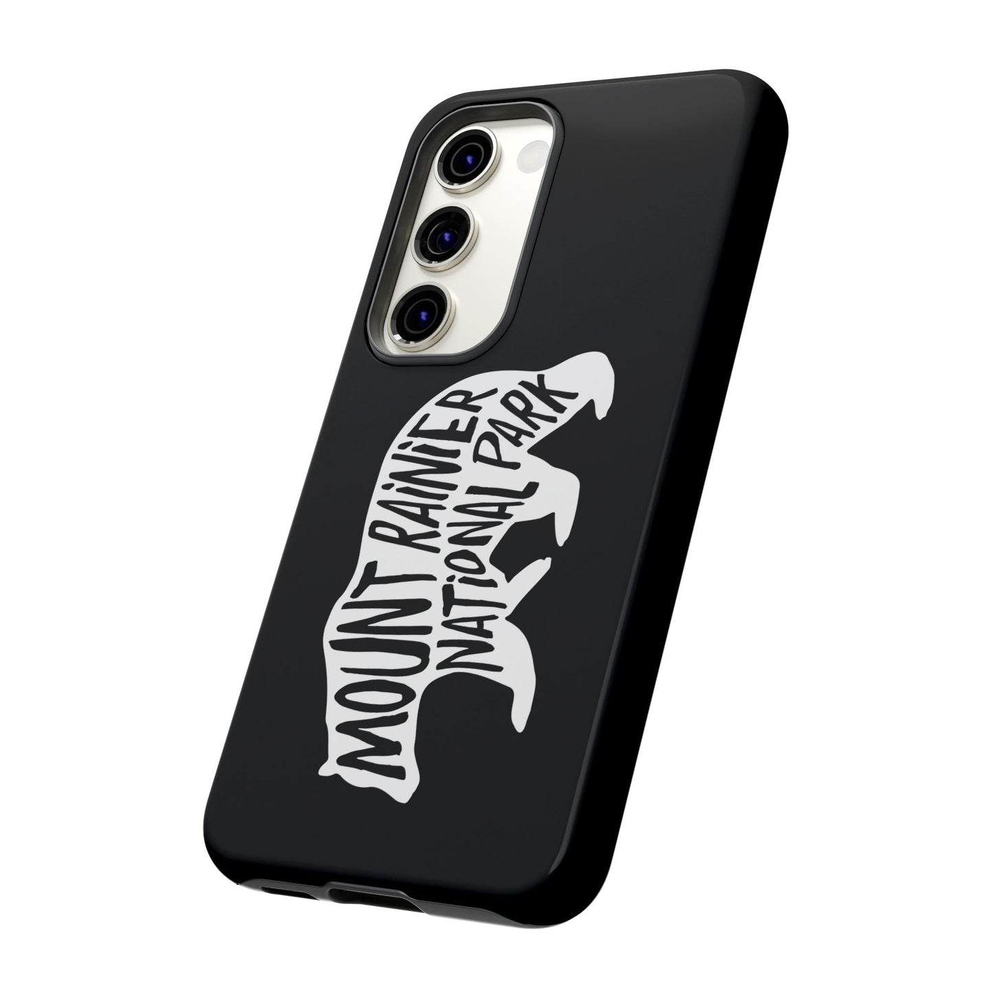 Mount Rainier National Park Phone Case - Black Bear Design