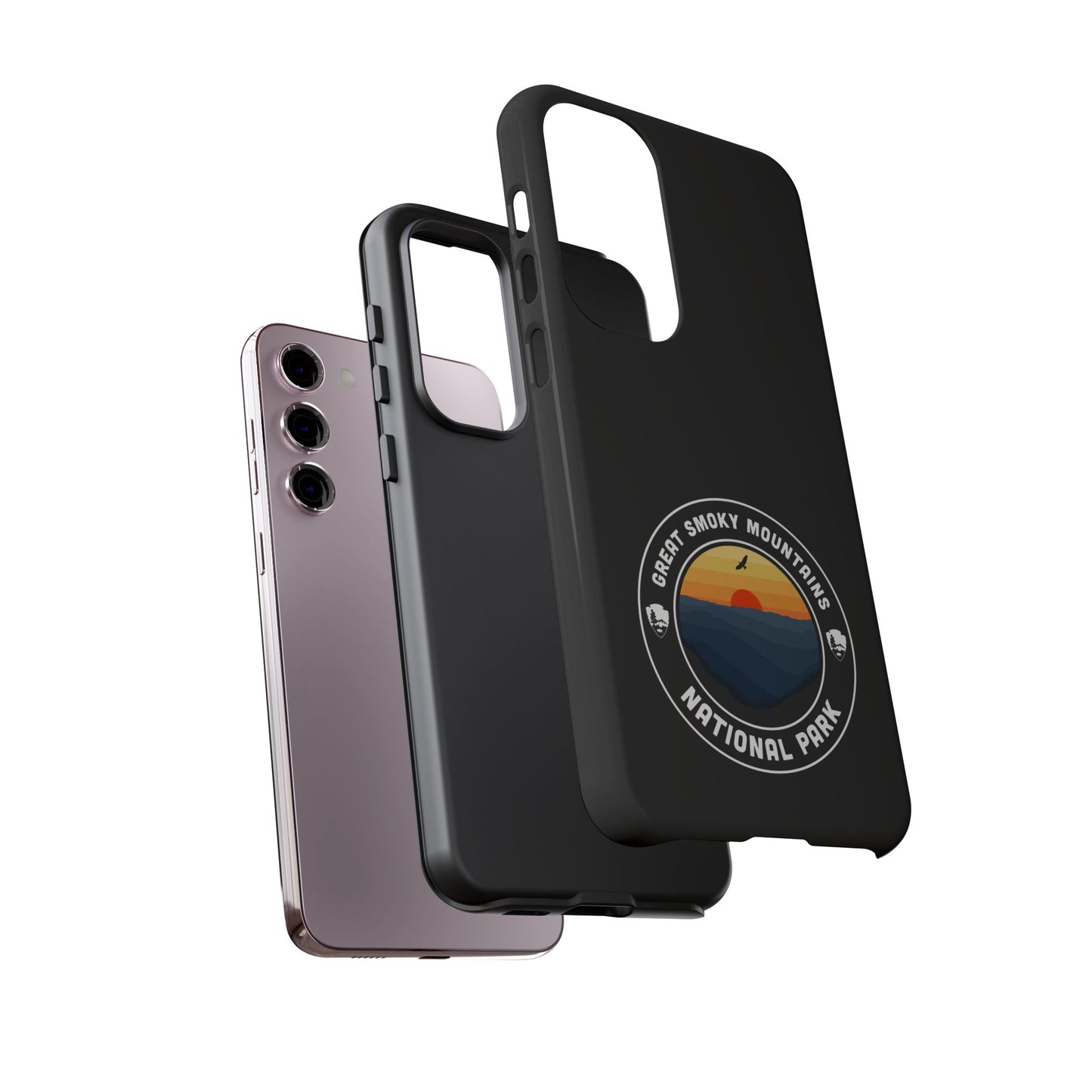 Great Smoky Mountains National Park Phone Case - Round Emblem Design