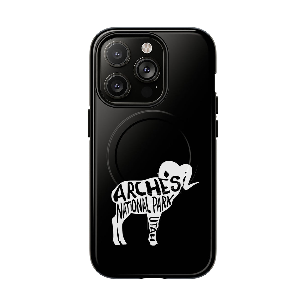 Arches National Park iPhone Case with MagSafe - Bighorn Sheep Design