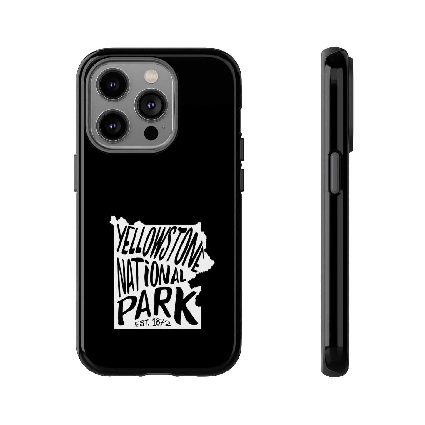 Yellowstone National Park Phone Case - Map Design