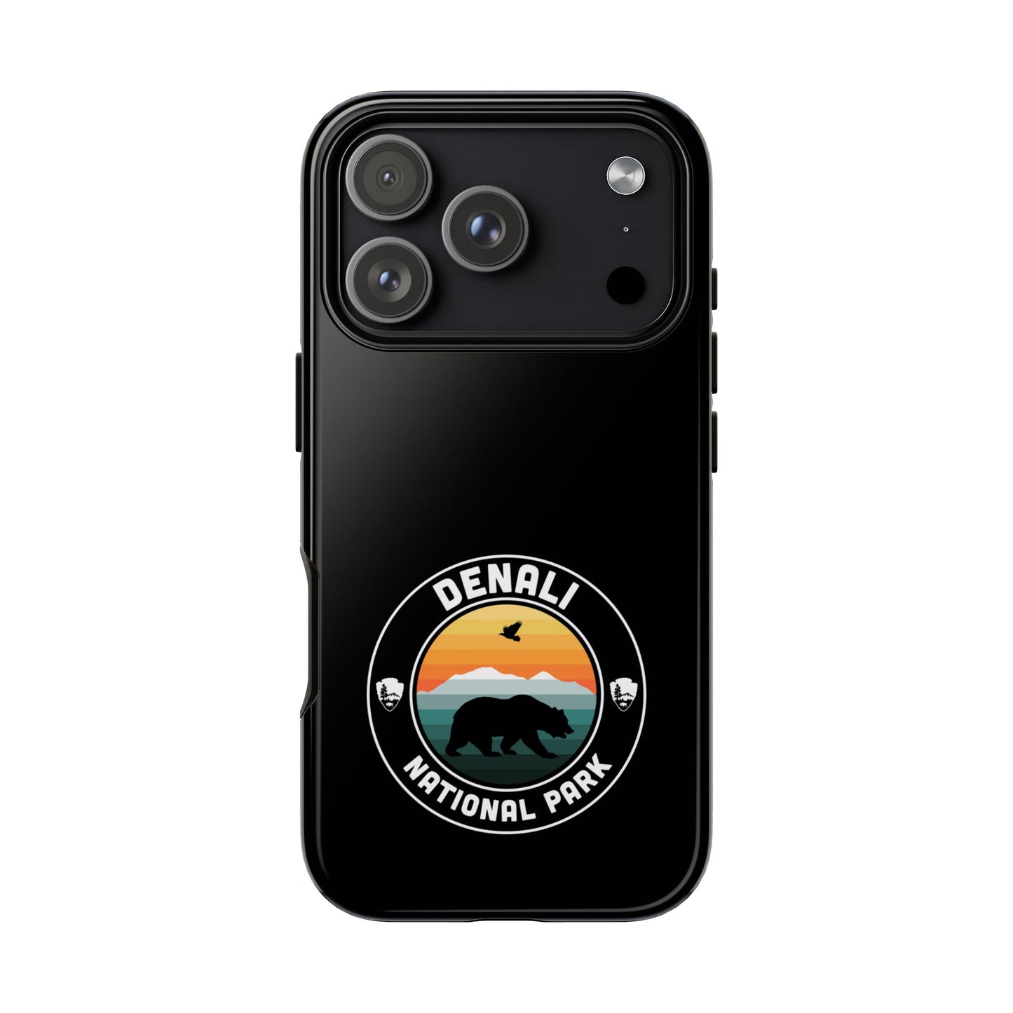 Denali National Park Phone Case - Round Emblem Design
