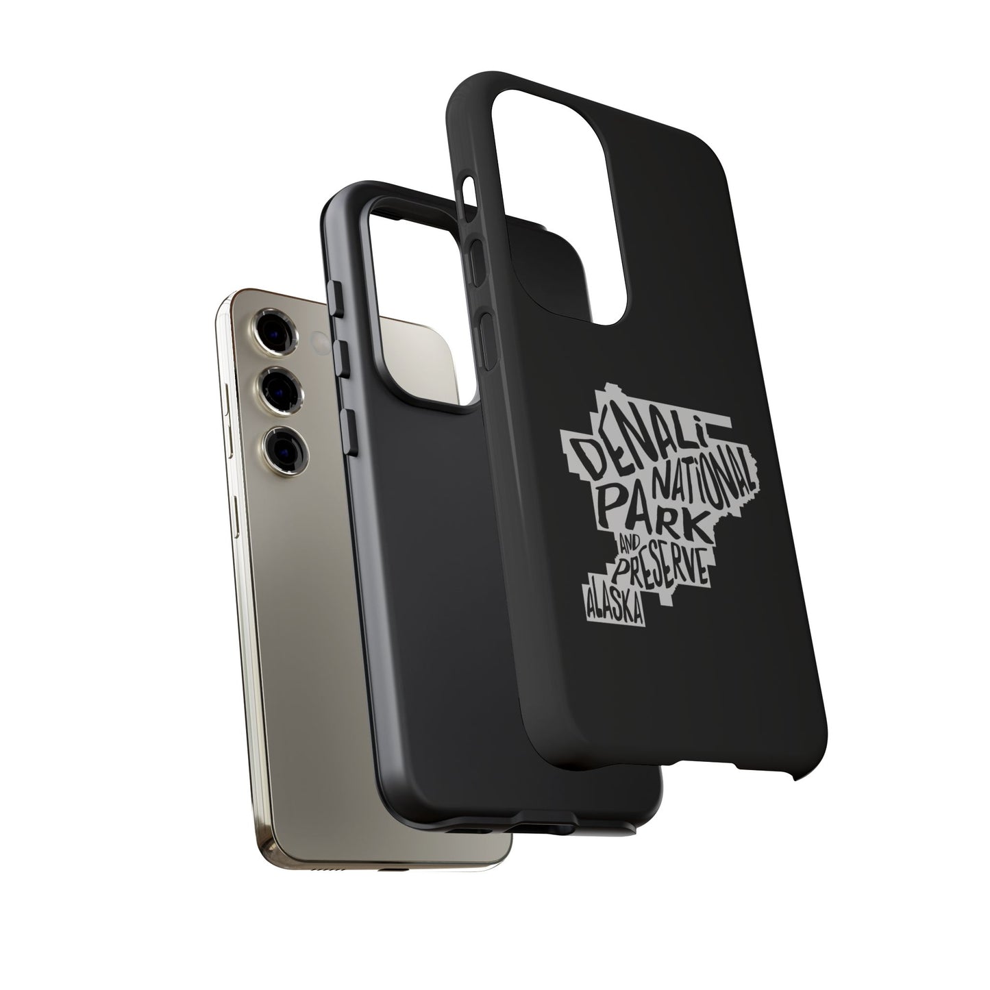 Denali National Park Phone Case - Map Design