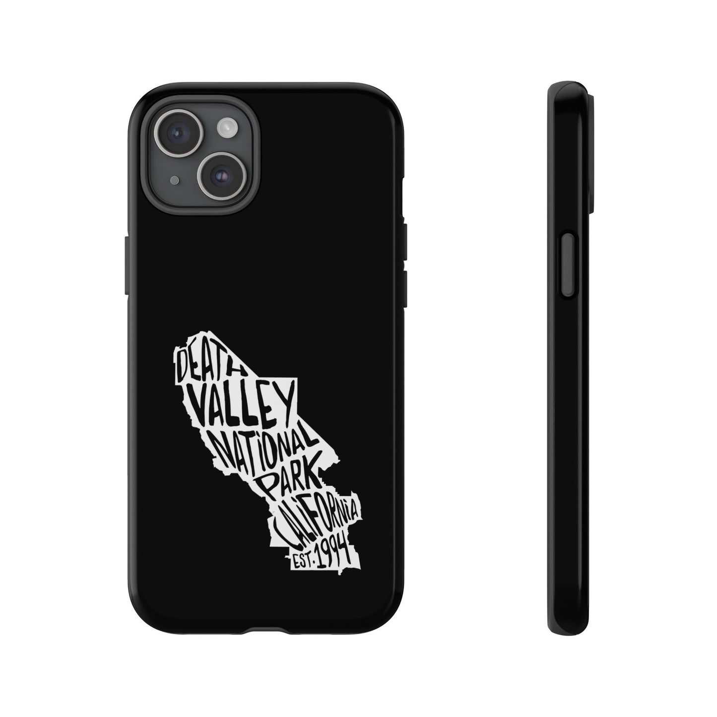 Death Valley National Park Phone Case - Map Design