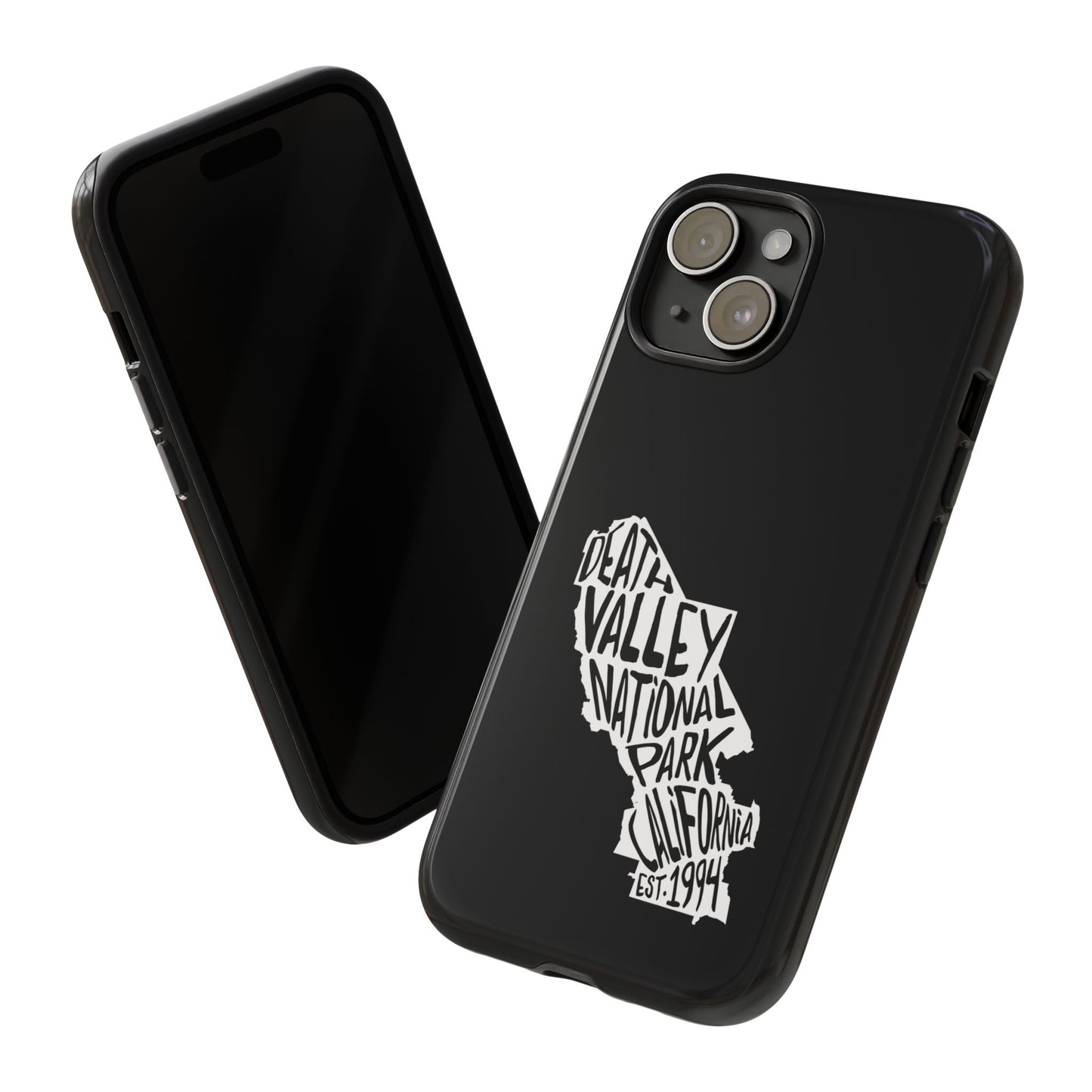 Death Valley National Park Phone Case - Map Design