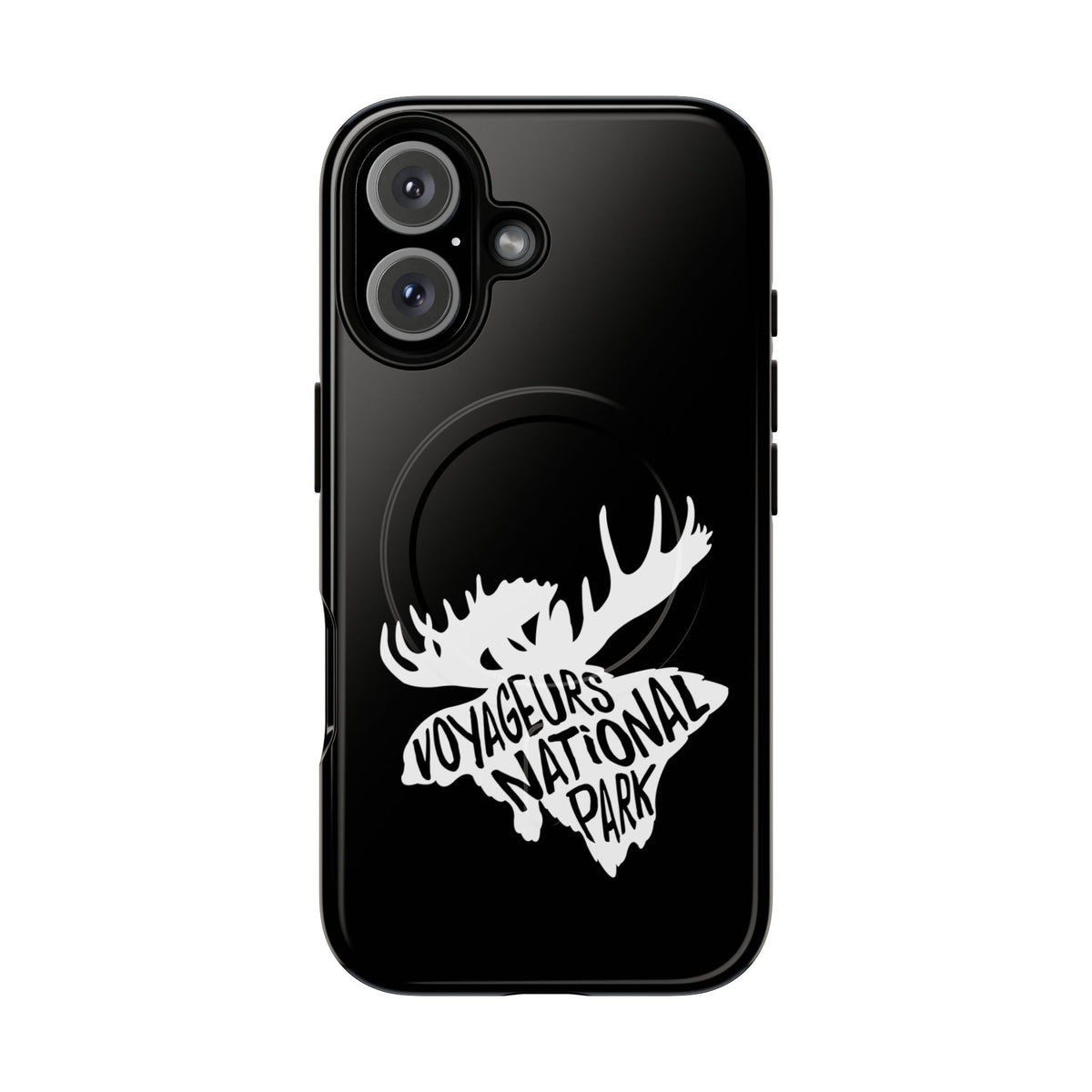Voyageurs National Park iPhone Case with MagSafe - Moose Design