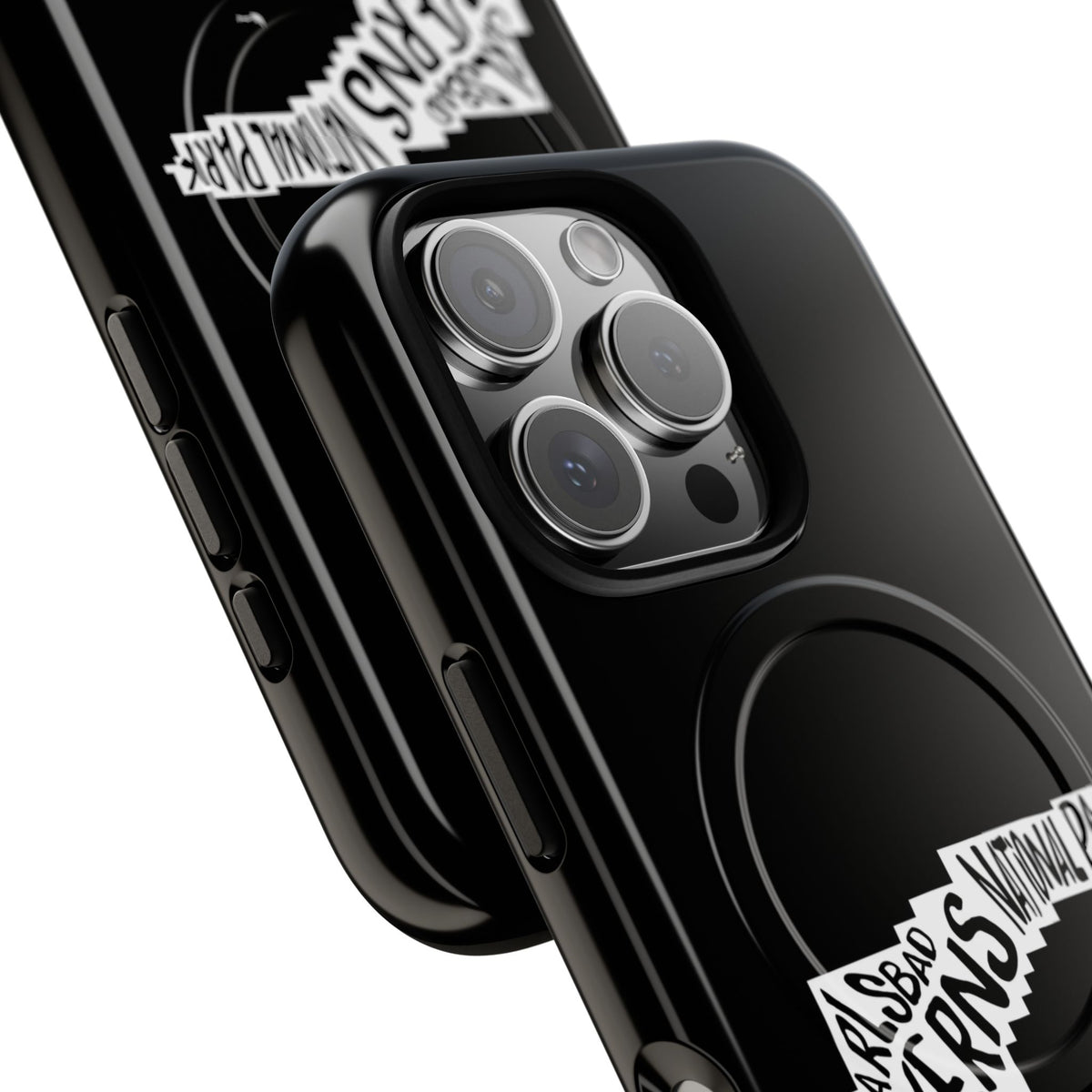 Carlsbad Caverns National Park iPhone Case with MagSafe - Map Design