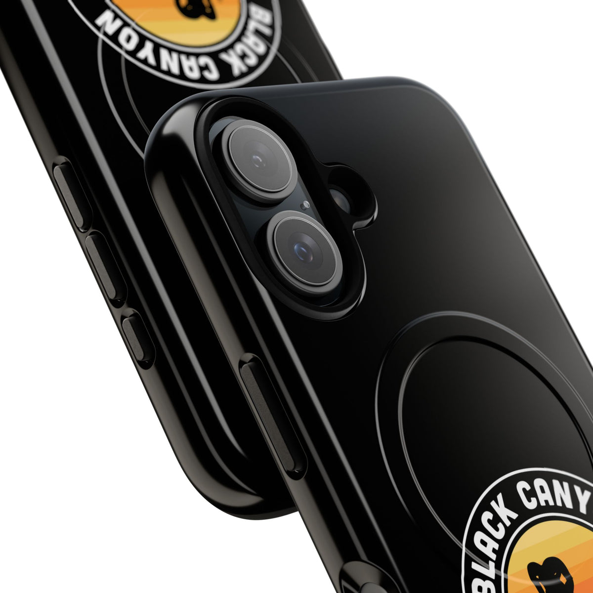 Black Canyon of the Gunnison National Park iPhone Case with MagSafe - Round Emblem Design