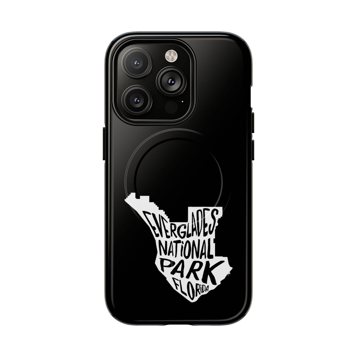Everglades National Park iPhone Case with MagSafe - Map Design