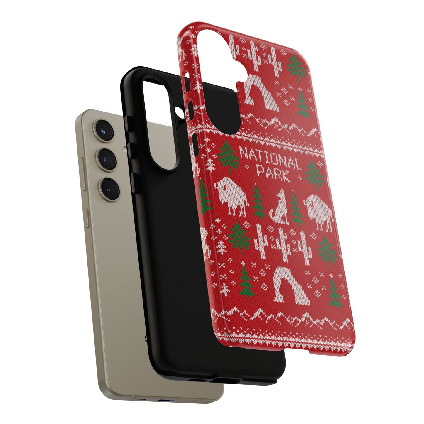 National Park Phone Case - Fair Isle Pattern