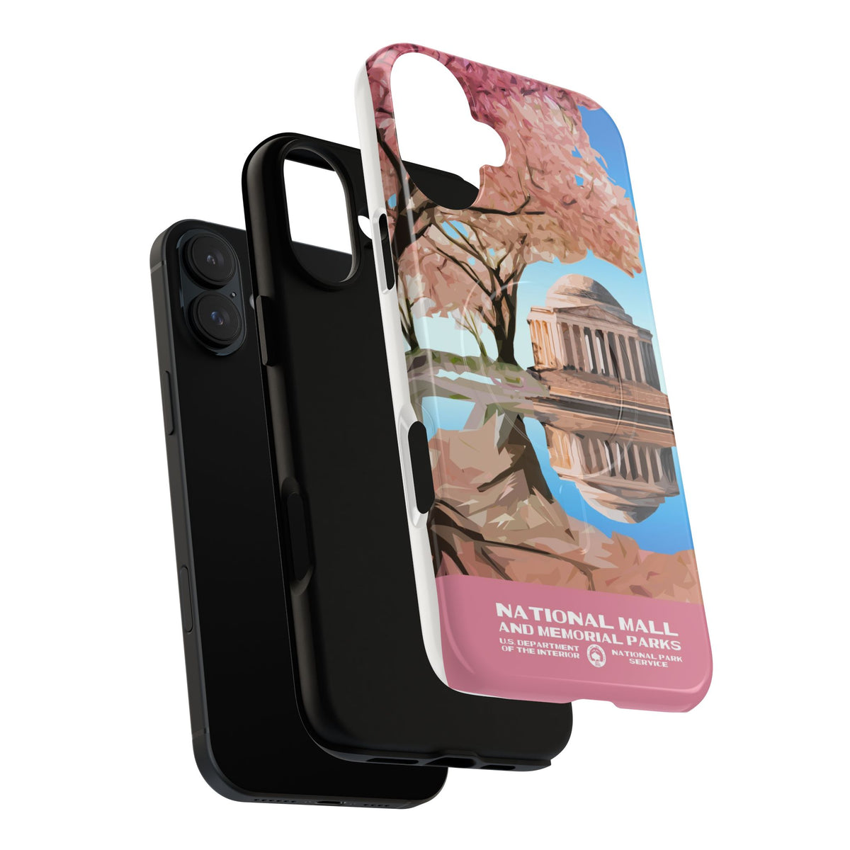 National Mall Washington DC iPhone Case with MagSafe - WPA Design