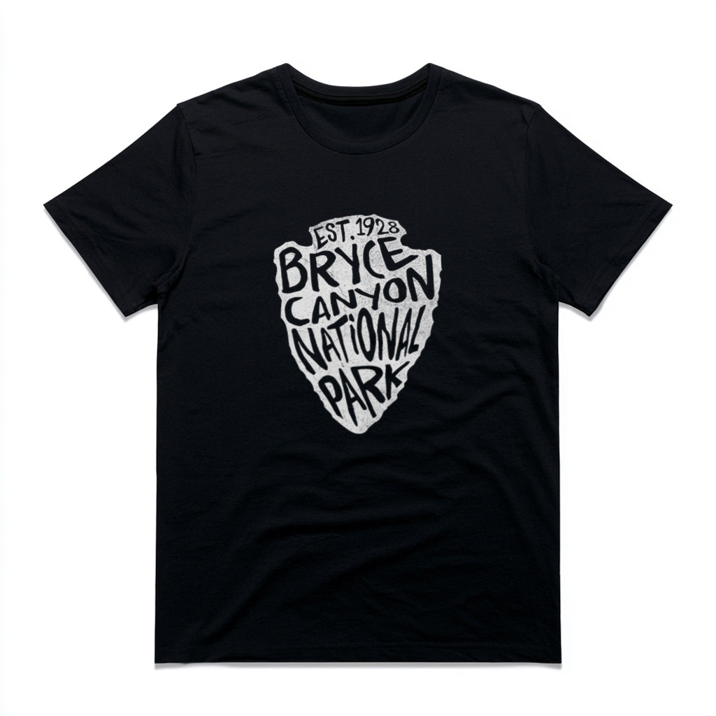 Bryce Canyon National Park T-Shirt - Arrowhead Design in Black