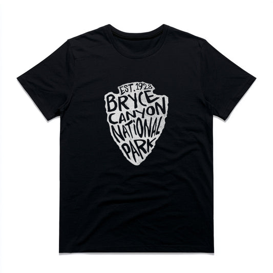 Bryce Canyon National Park T-Shirt - Arrowhead Design in Black
