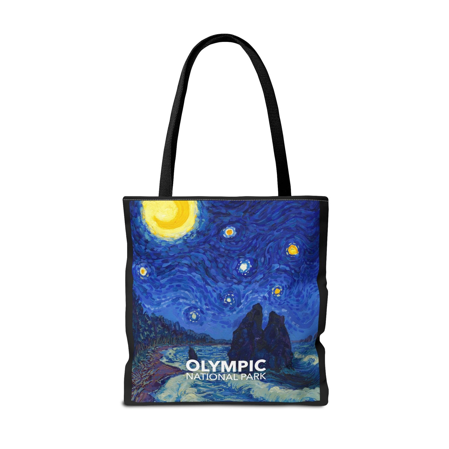 Olympic National Park Tote Bag - The Starry Night Large