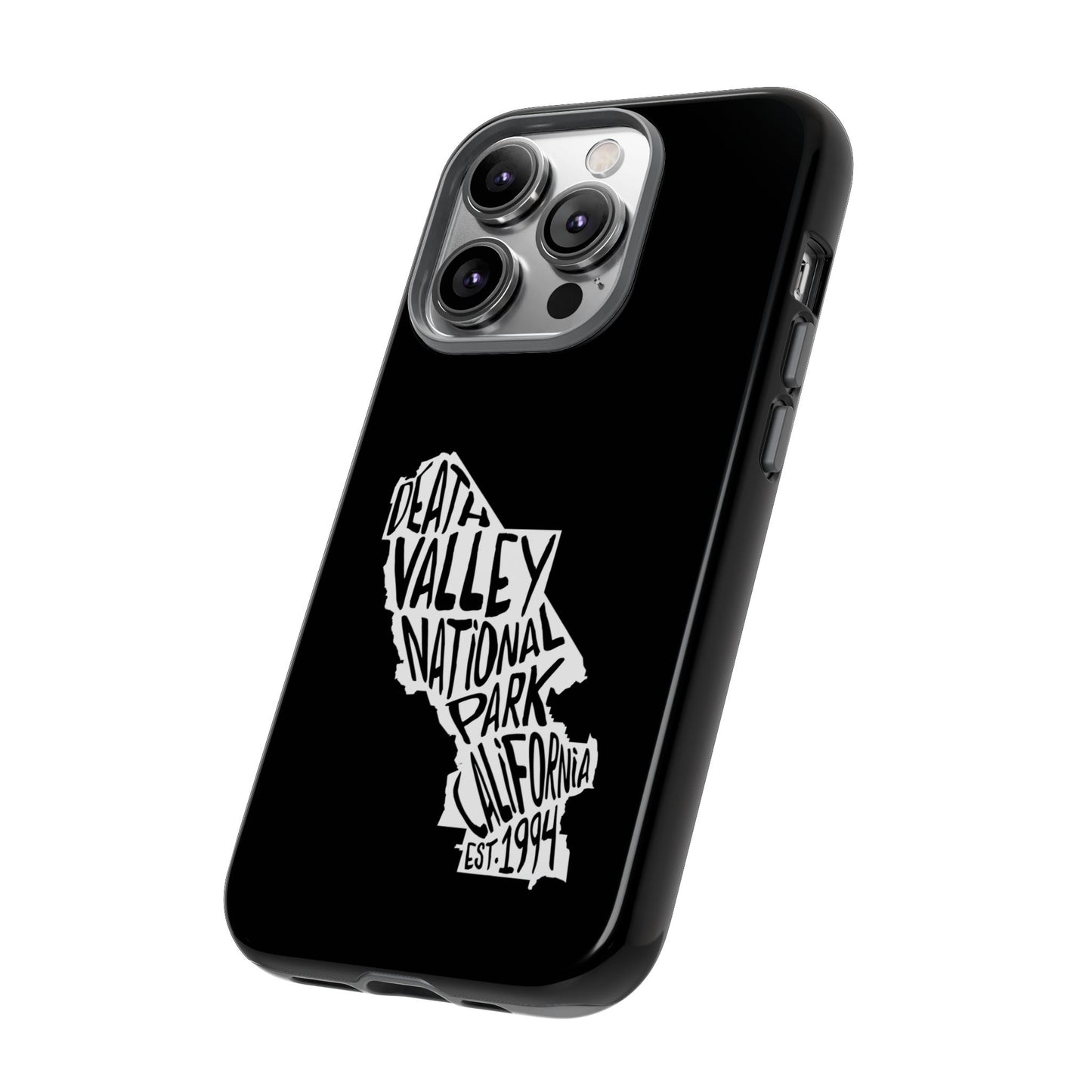 Death Valley National Park Phone Case - Map Design