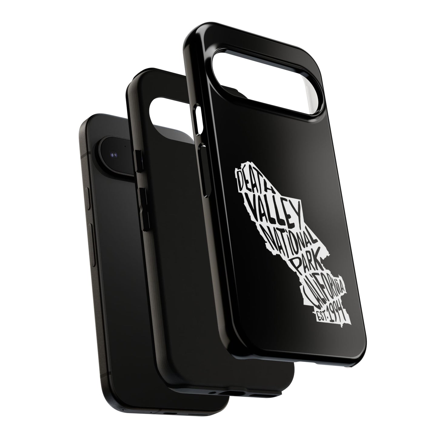 Death Valley National Park Phone Case - Map Design