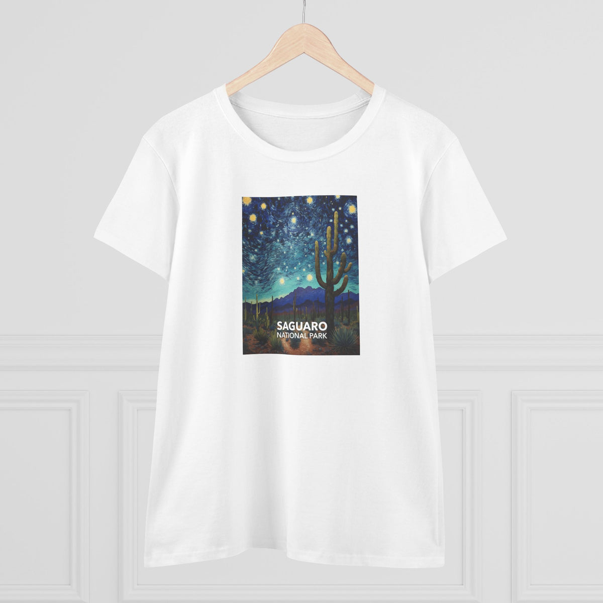 Saguaro National Park Women's T-Shirt - Starry Night