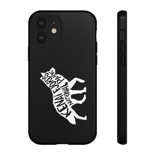 Kenai Fjords National Park Phone Case - Wolf Design