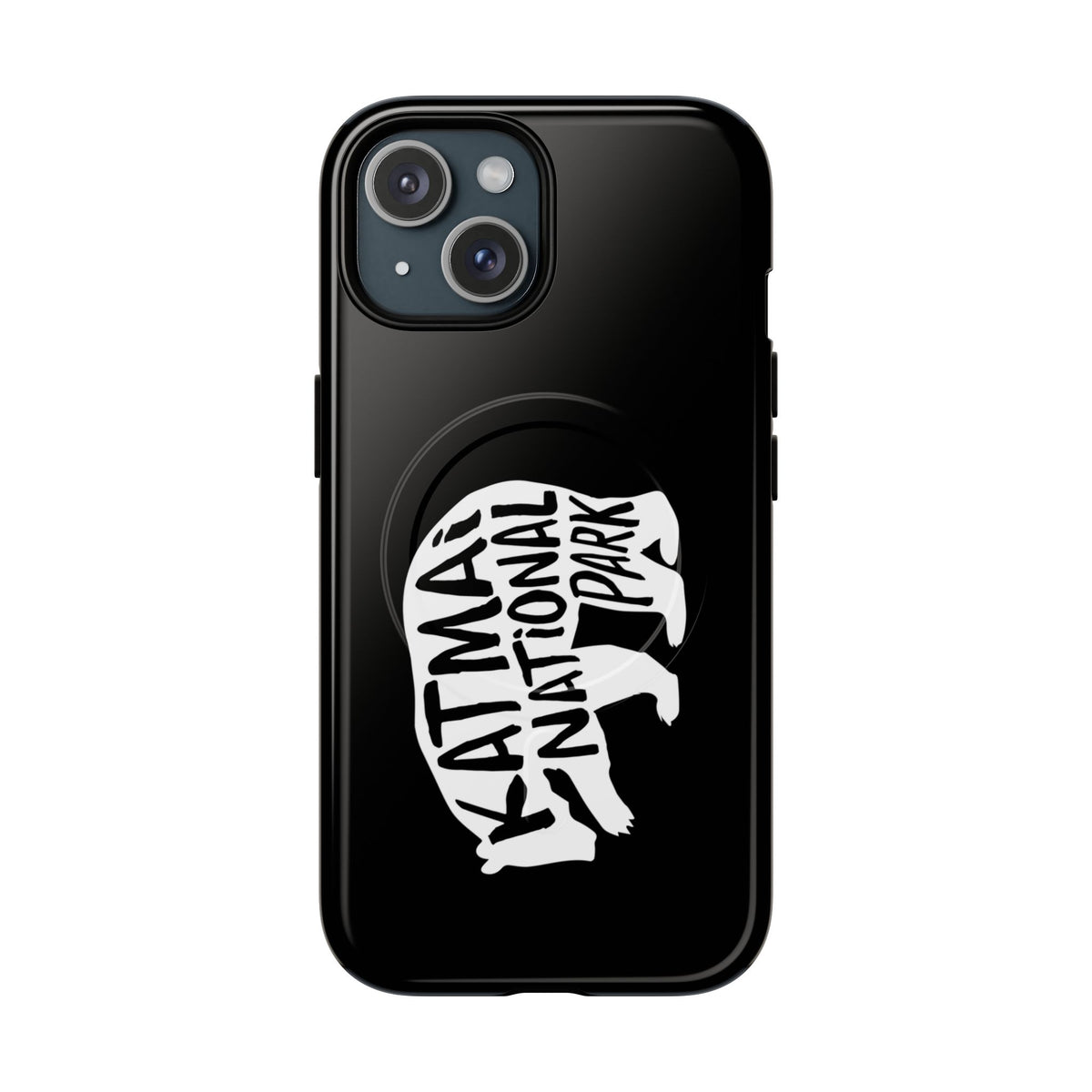 Katmai National Park iPhone Case with MagSafe - Grizzly Bear Design