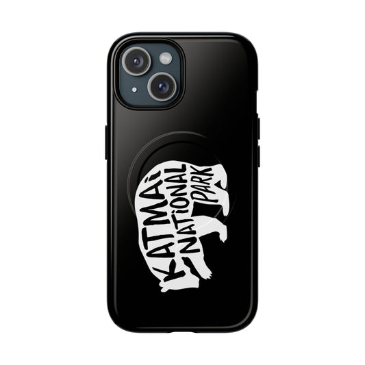 Katmai National Park iPhone Case with MagSafe - Grizzly Bear Design