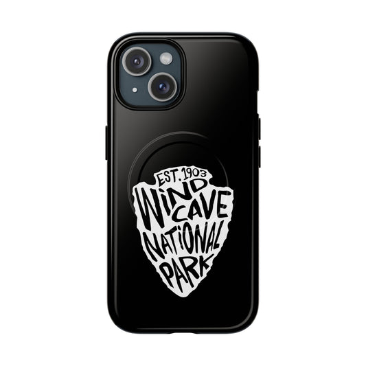Wind Cave National Park iPhone Case with MagSafe - Arrowhead Design