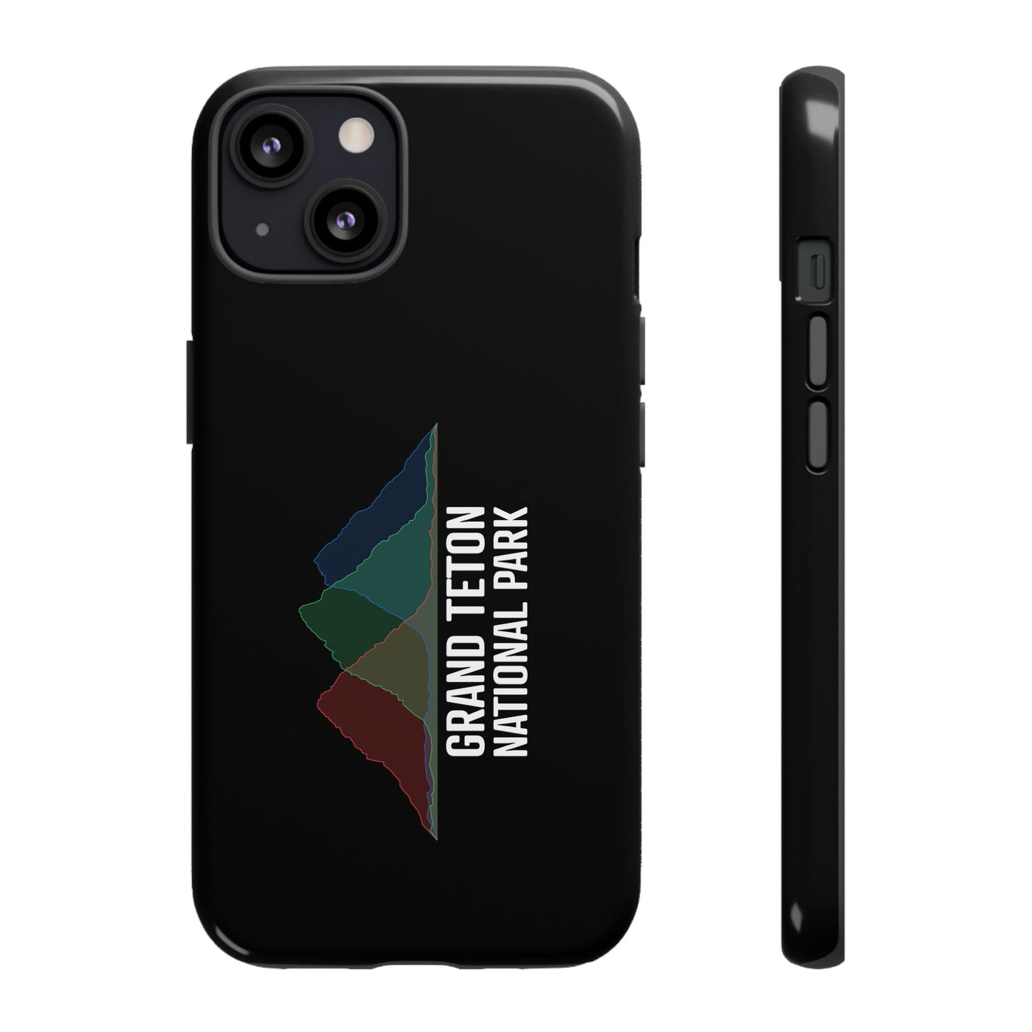 Grand Teton National Park Phone Case - Histogram Design