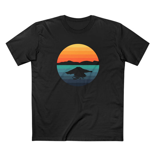 Crater Lake National Park T-Shirt - Circular Graphic Design