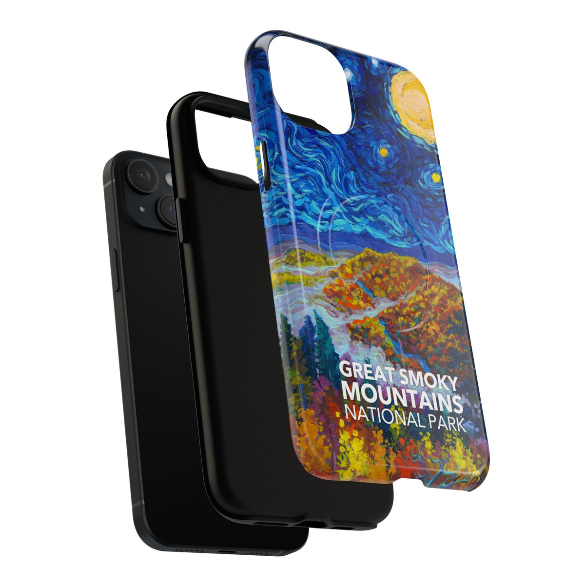 Great Smoky Mountains National Park iPhone Case with MagSafe - Starry Night