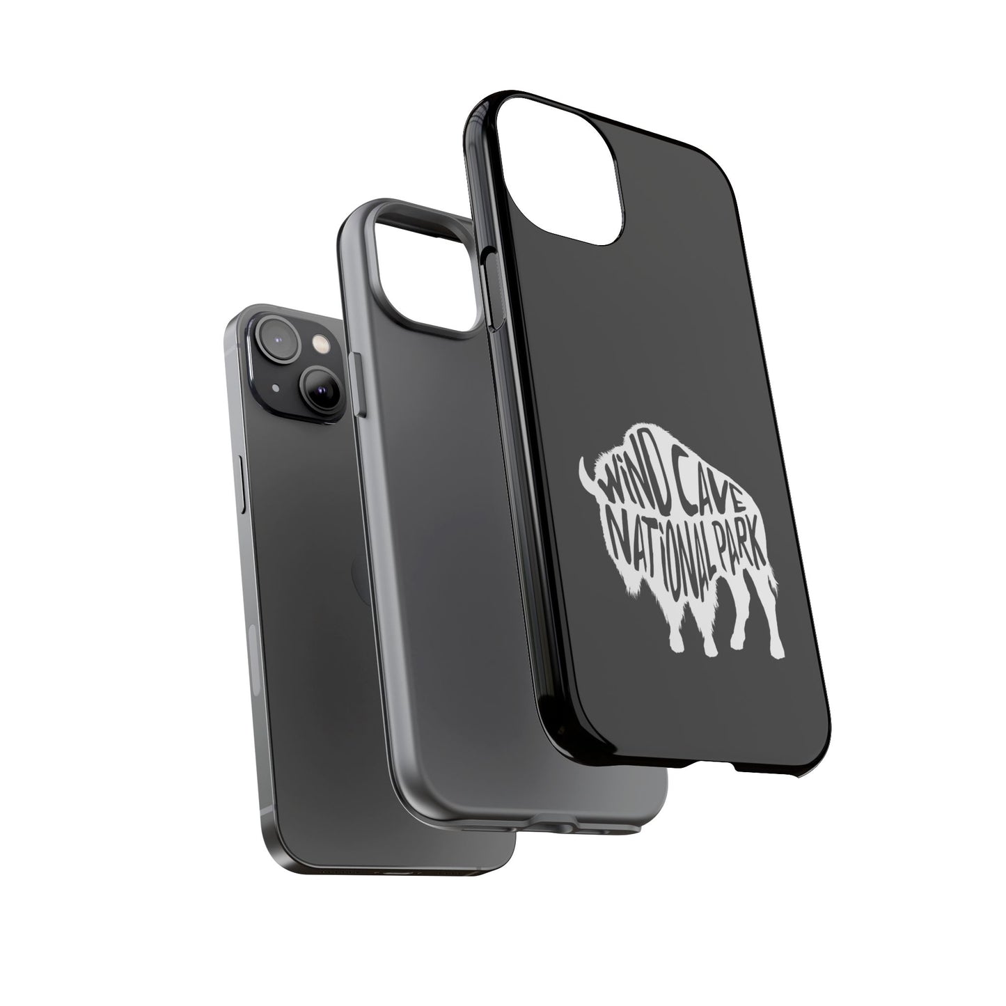 Wind Cave National Park Phone Case - Bison Design